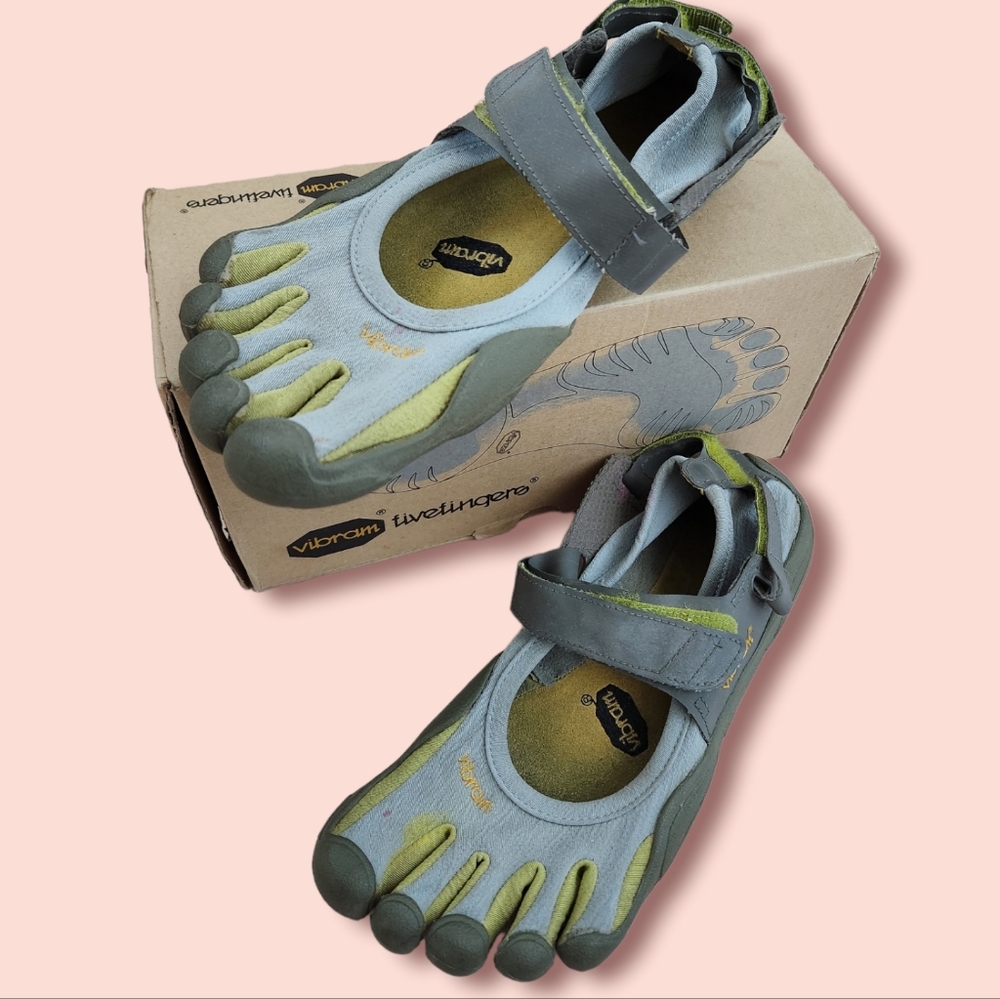 SOLD: Vibram Five Fingers Sprint Slate Palm Lichen Shoes